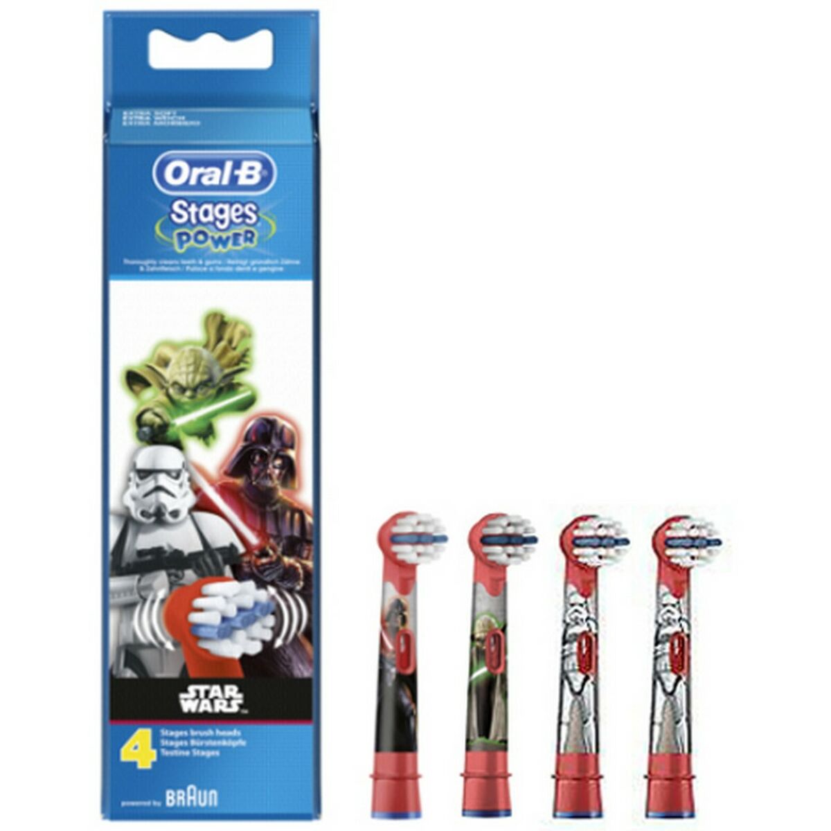 Tandbørstehoved Oral-B Star Wars Rød