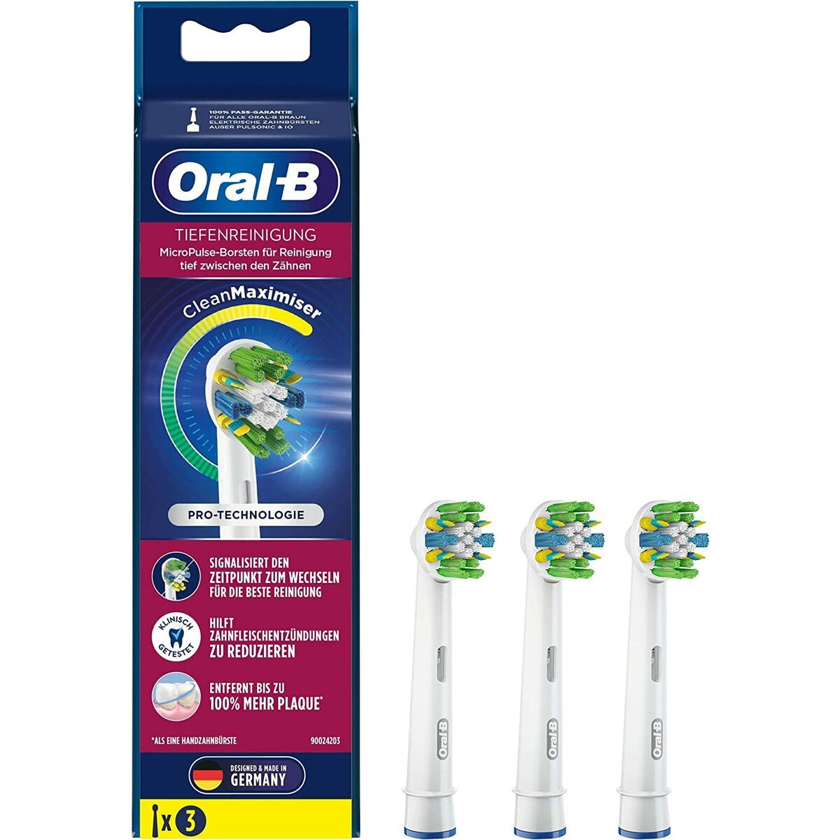 Tandbørstehoved Oral-B Floss Action 3 enheder