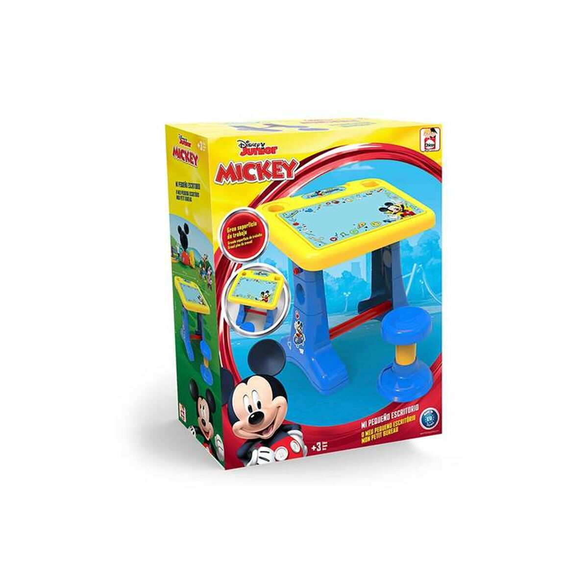 Dobbeltsidet tavle Mickey Mouse 57 x 73 x 49 cm