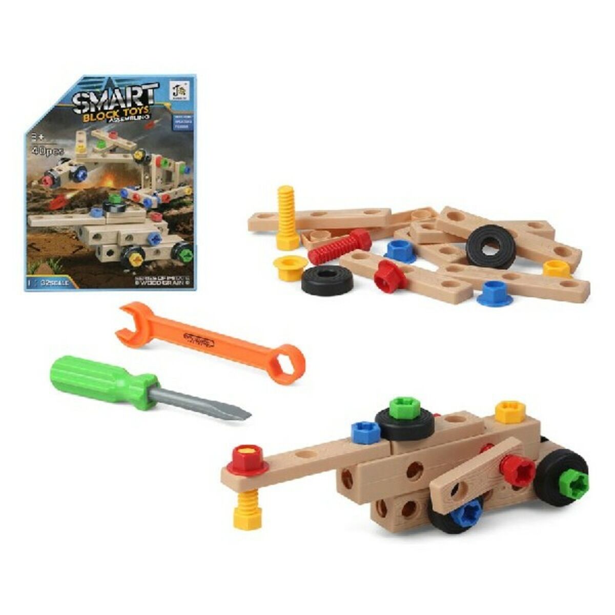 Konstruktionsspil Smart  Block Toys (22 x 17 cm)