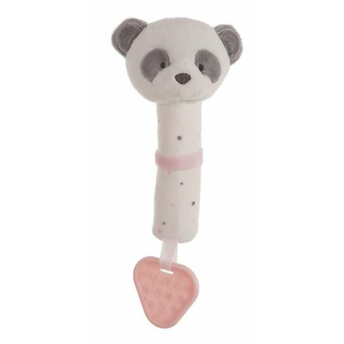 Bidering til baby Pandabjørn Pink 20cm