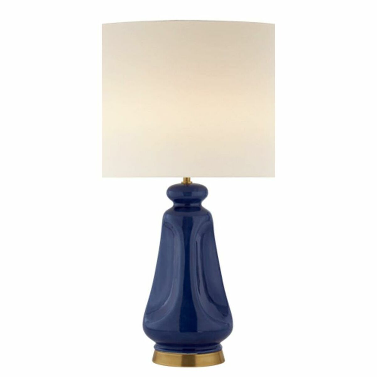 Bordlampe DKD Home Decor Beige Marineblå Porcelæn 35 x 35 x 64 cm