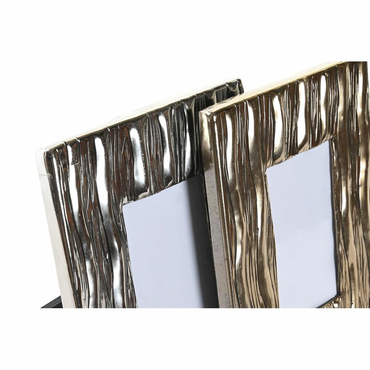 Fotoramme DKD Home Decor Aluminium Krystal Gylden Moderne 21 x 1 x 26 cm (2 enheder)