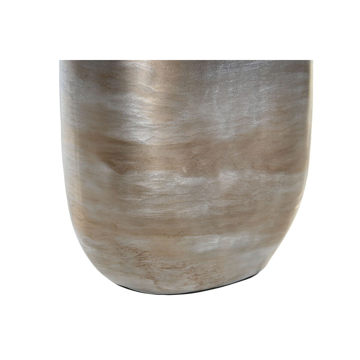 Vase DKD Home Decor 17 x 9 x 47 cm Krystal Aluminium Multifarvet Moderne