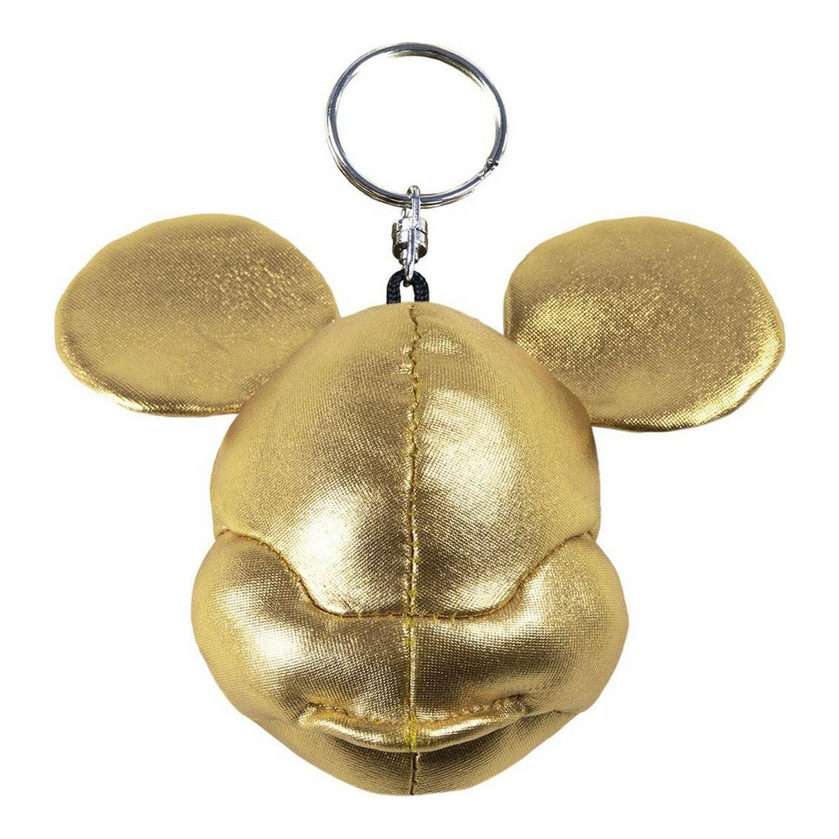 Nøglering med krammedyr Mickey Mouse Gold