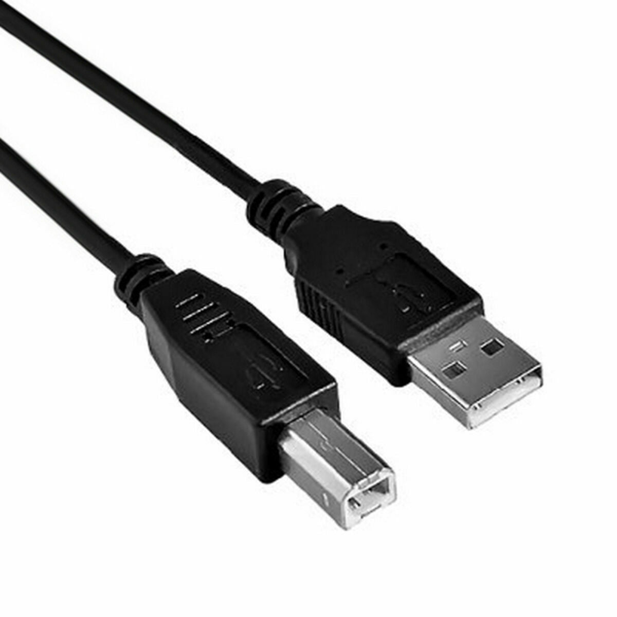 USB A til USB B-kabel NANOCABLE CABLE USB 2.0 IMPRESORA, TIPO A/M-B/M, NEGRO, 3.0 M 3 m Sort