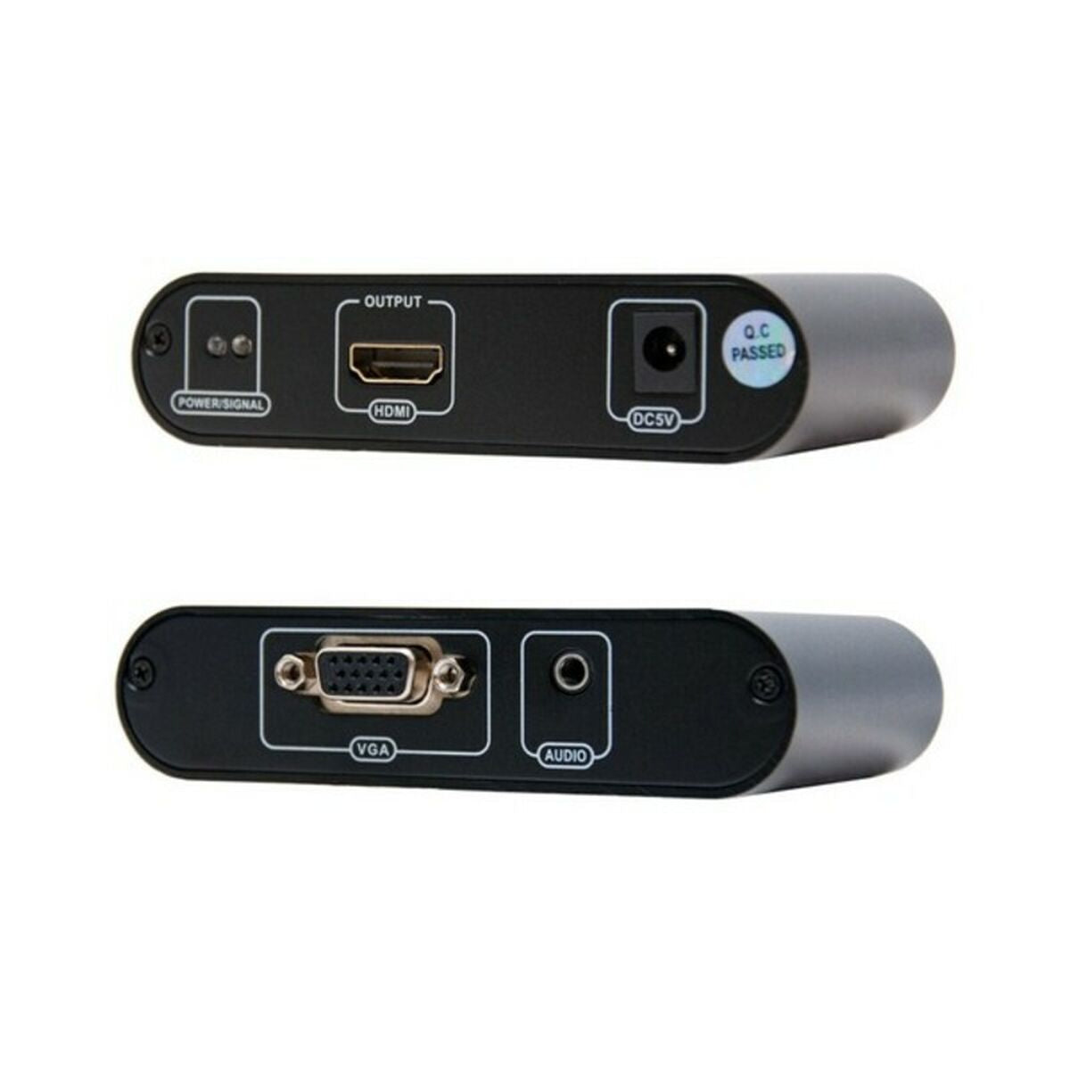 VGA til HDMI-adapter med lyd NANOCABLE 10.16.2101-BK