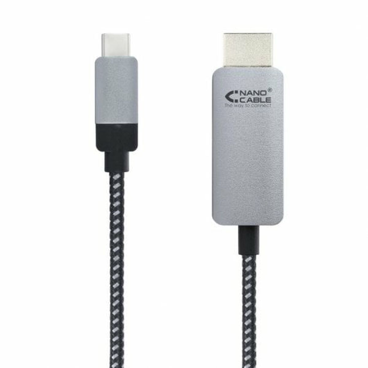 USB C til HDMI-kabel NANOCABLE 4K HDR