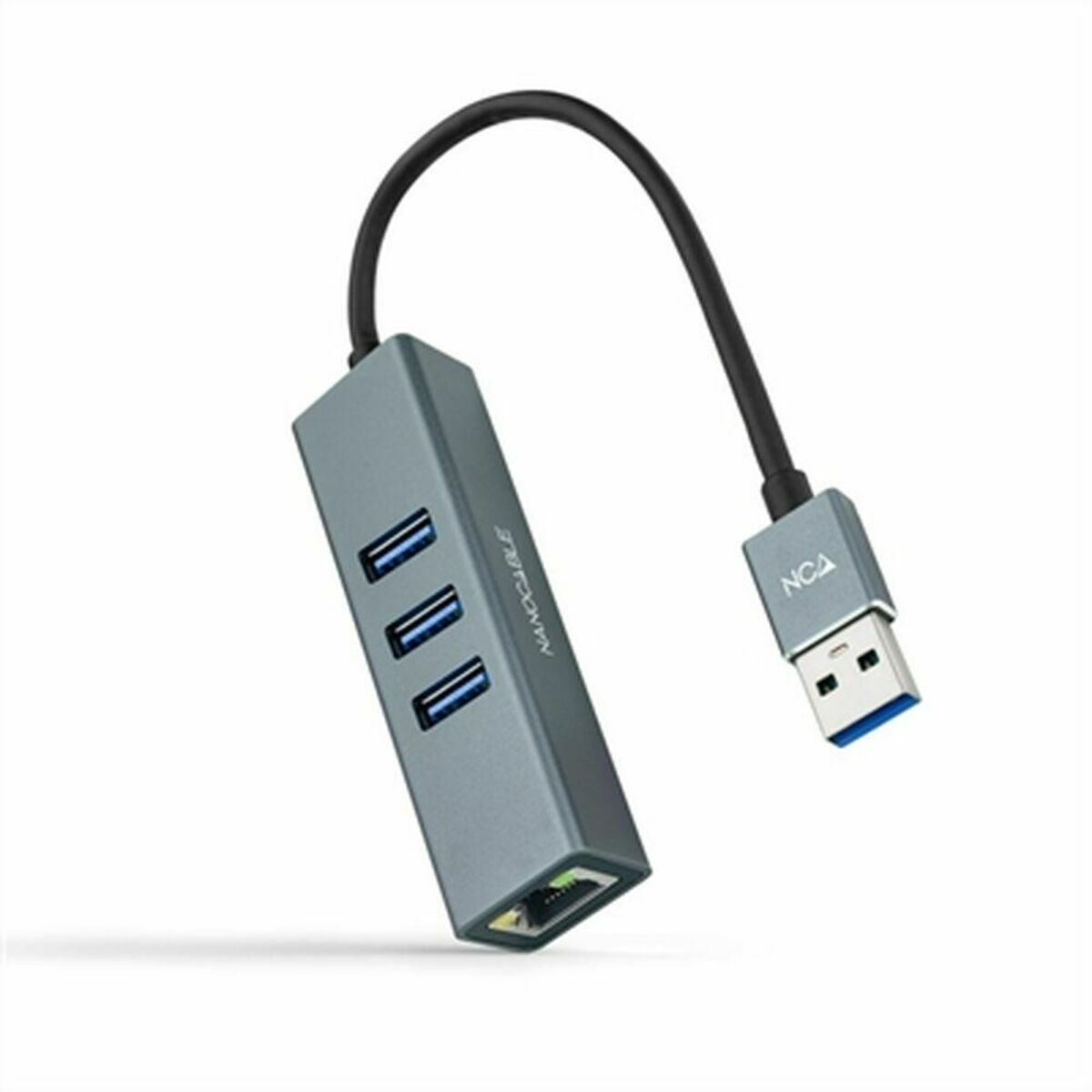 USB til ethernet-adapter NANOCABLE 10.03.0407 Grå