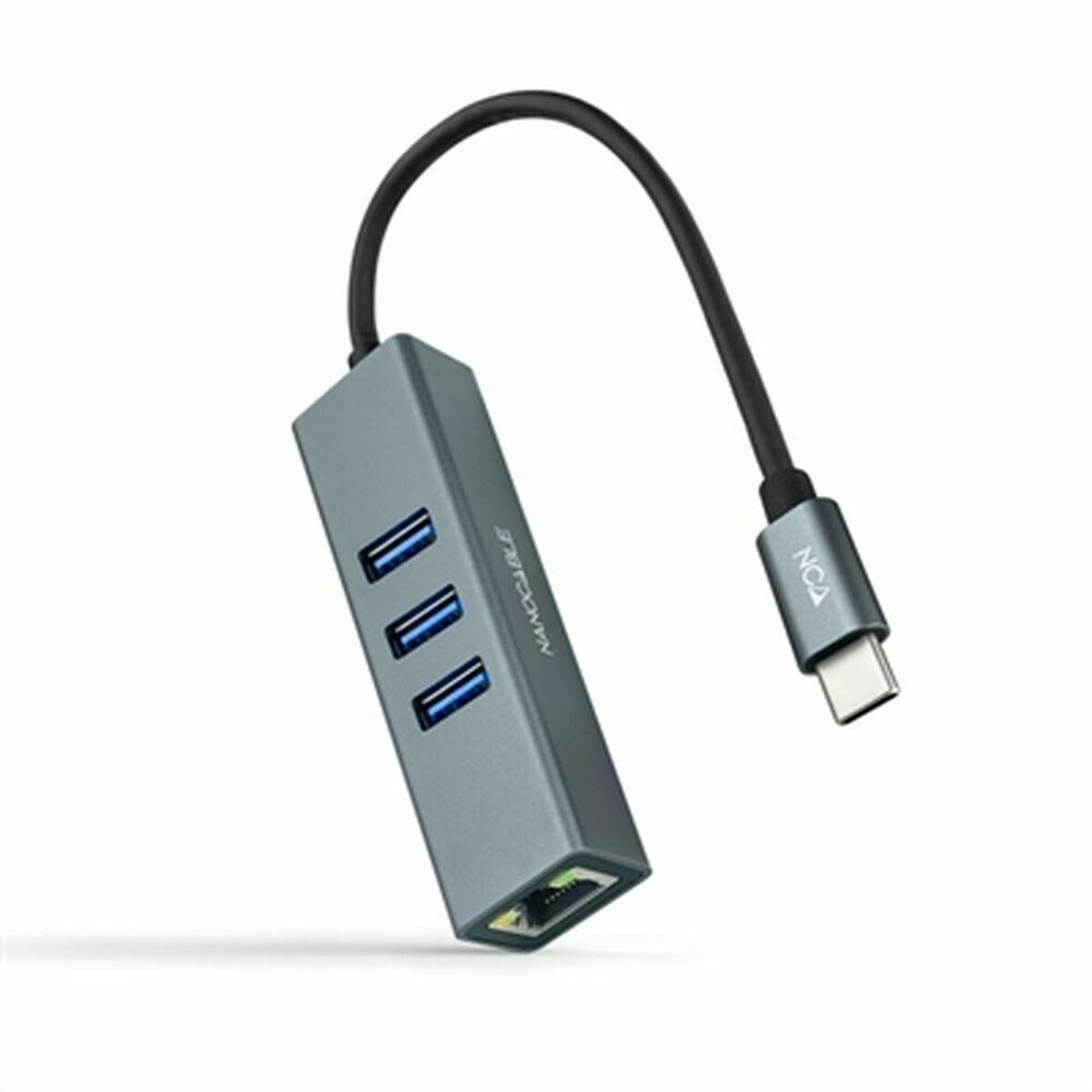 USB til ethernet-adapter NANOCABLE 10.03.0408 Grå