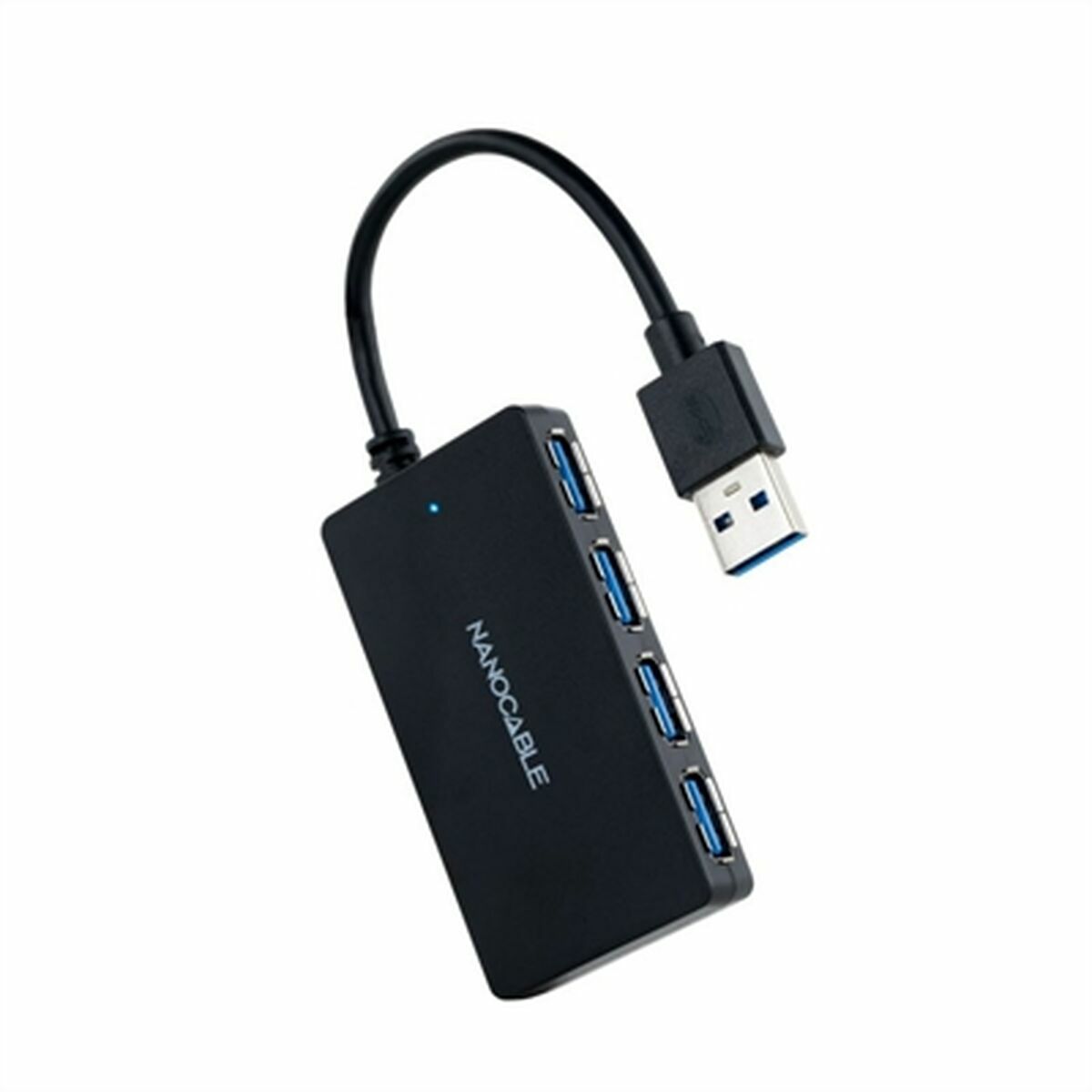 USB Hub NANOCABLE 10.16.4403 Sort
