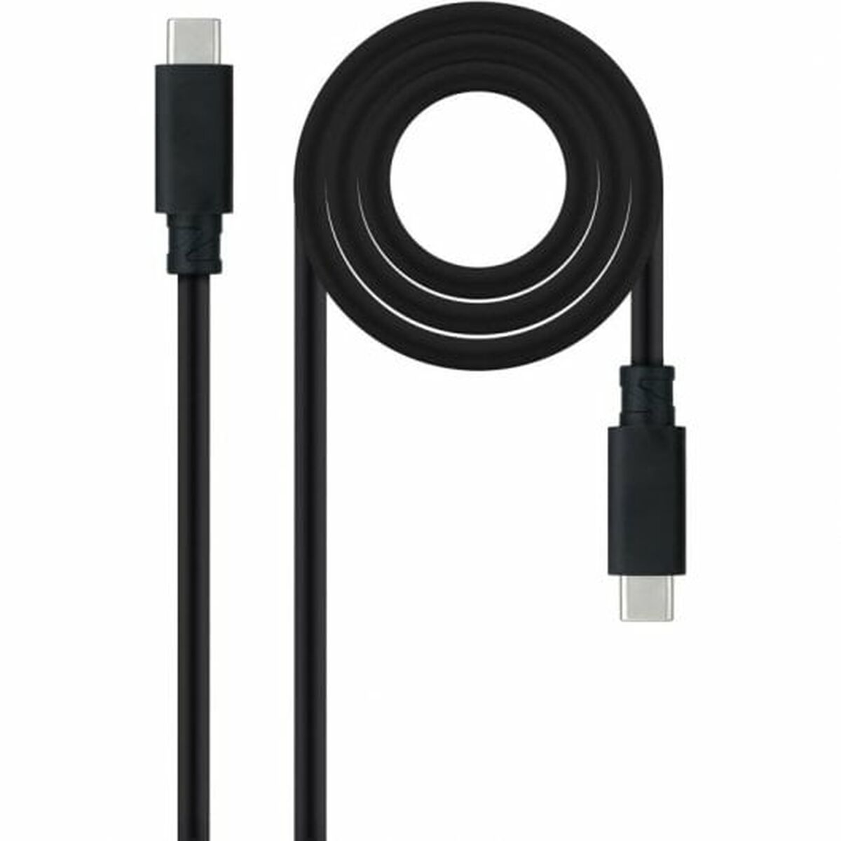 USB-C-kabel NANOCABLE 10.01.4101-L150 Sort 1,5 m