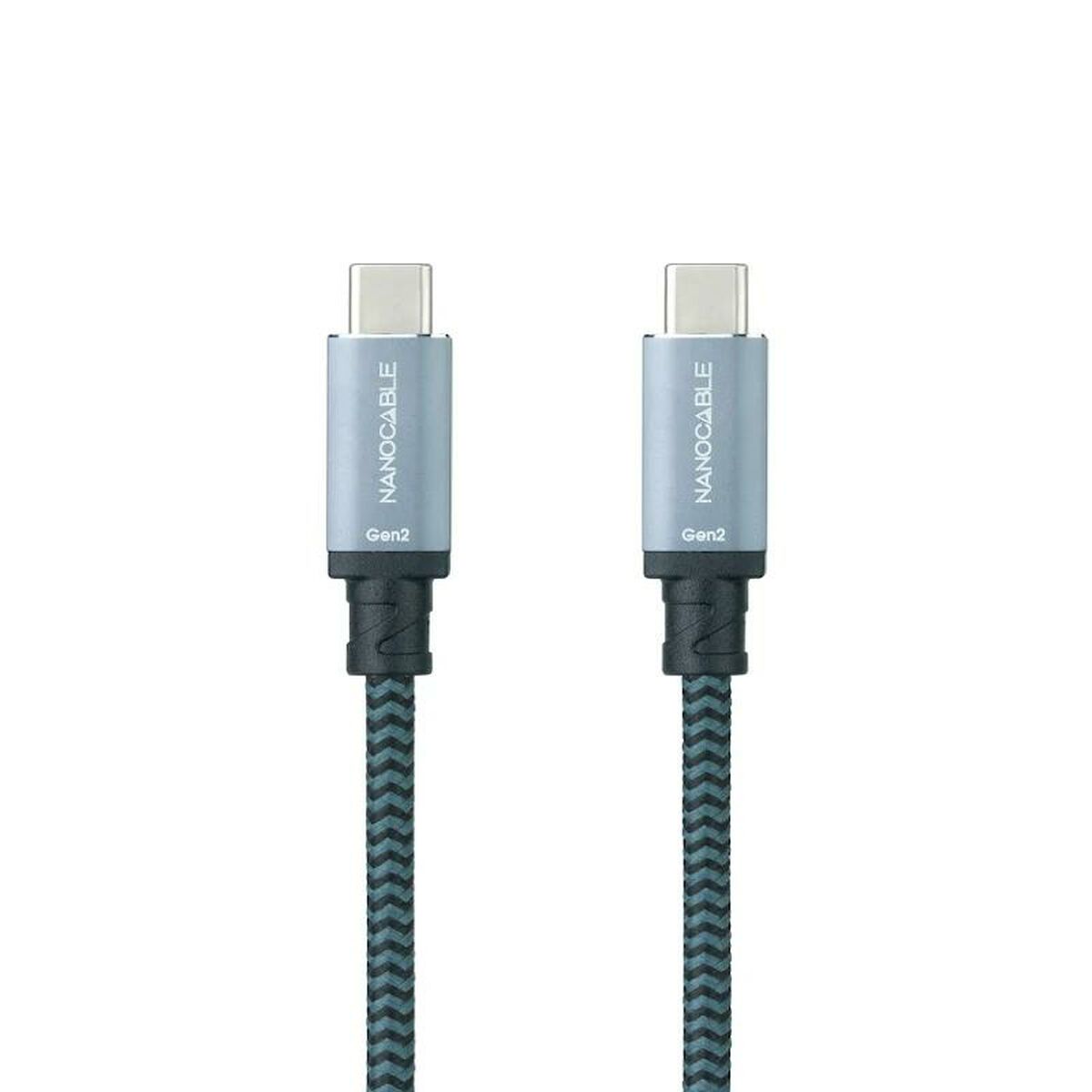 Kabel USB C NANOCABLE 10.01.4101-COMB Grøn 1 m