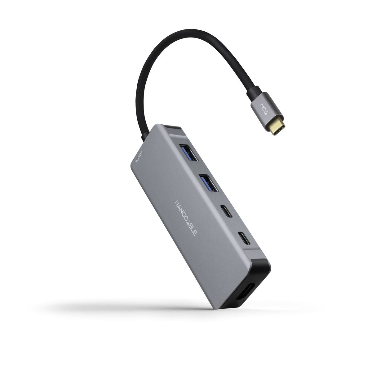 USB Hub NANOCABLE 10.16.1006 Grå (1 enheder)