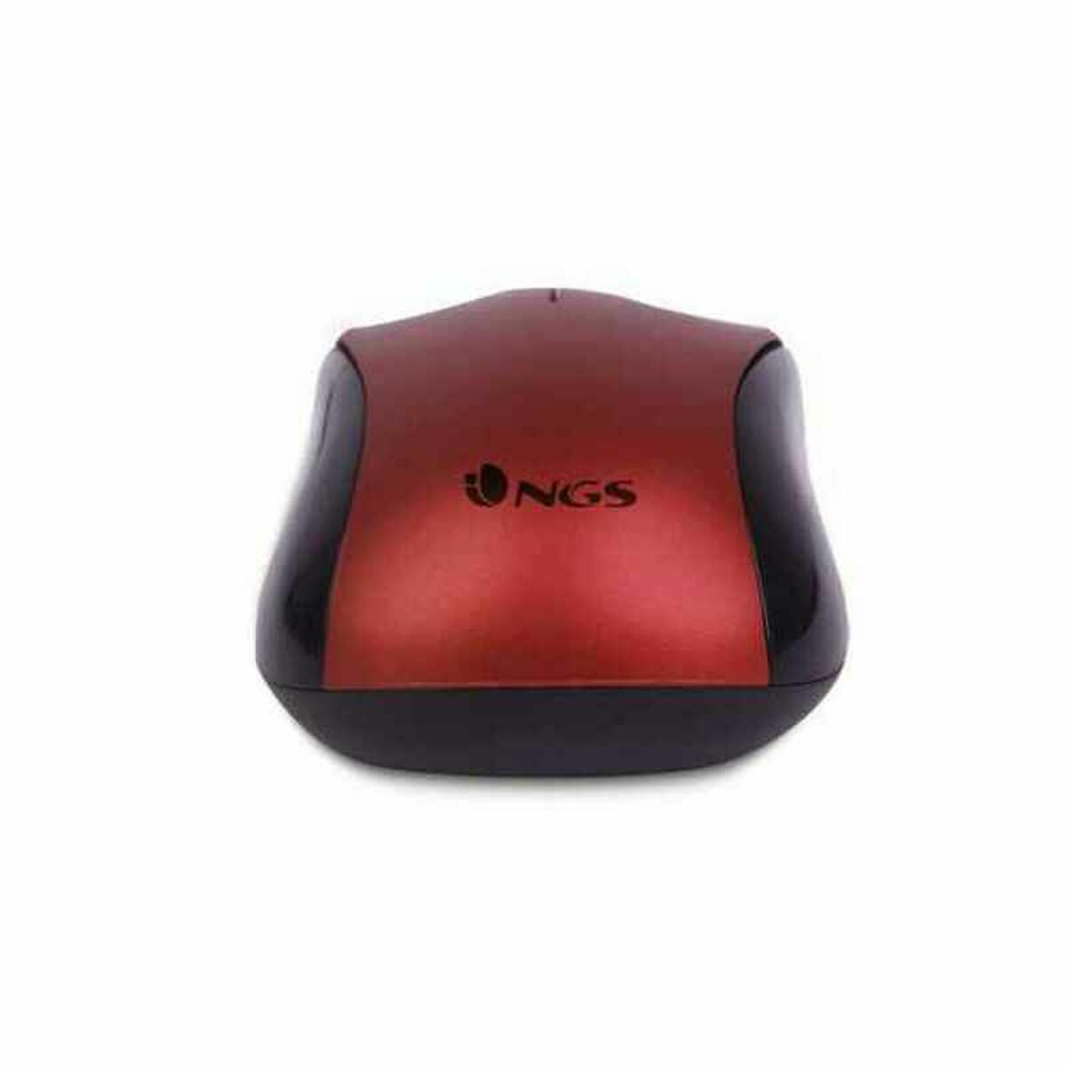 Optisk mus NGS NGS-MOUSE-1092 Rød 1200 DPI