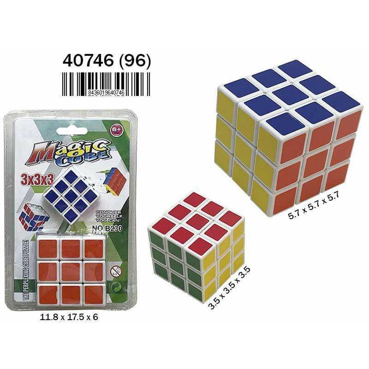 Rubiks terning 3x3x3 2 Dele