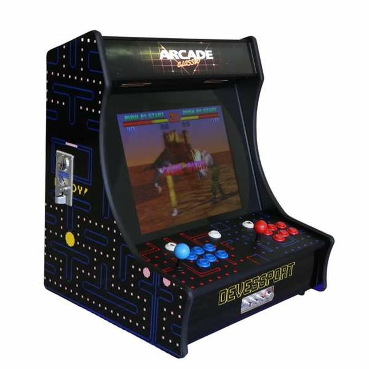 Spilleautomat Pacman 19" Retro 66 x 55 x 48 cm