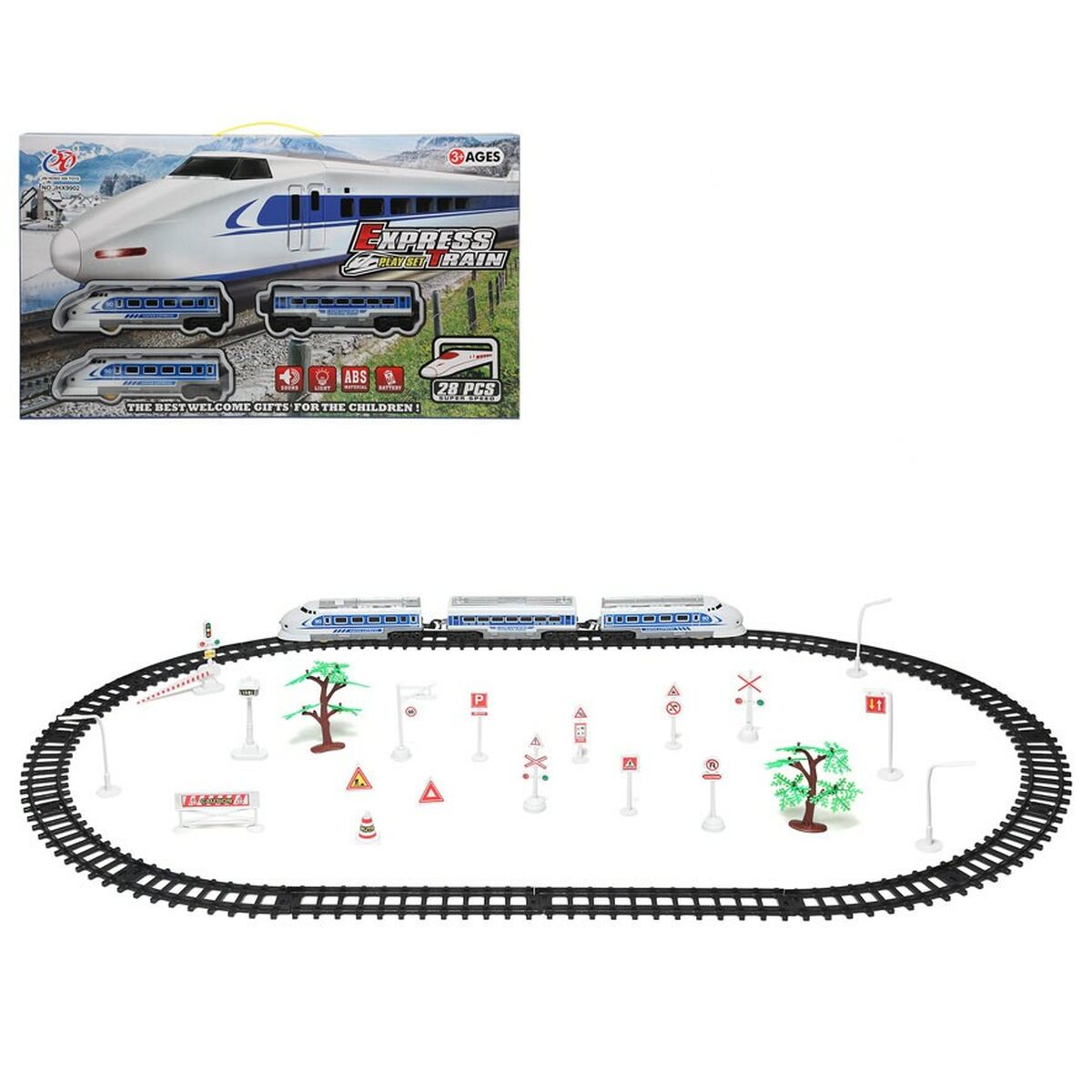 Tog med kredsløb Express Playset Train