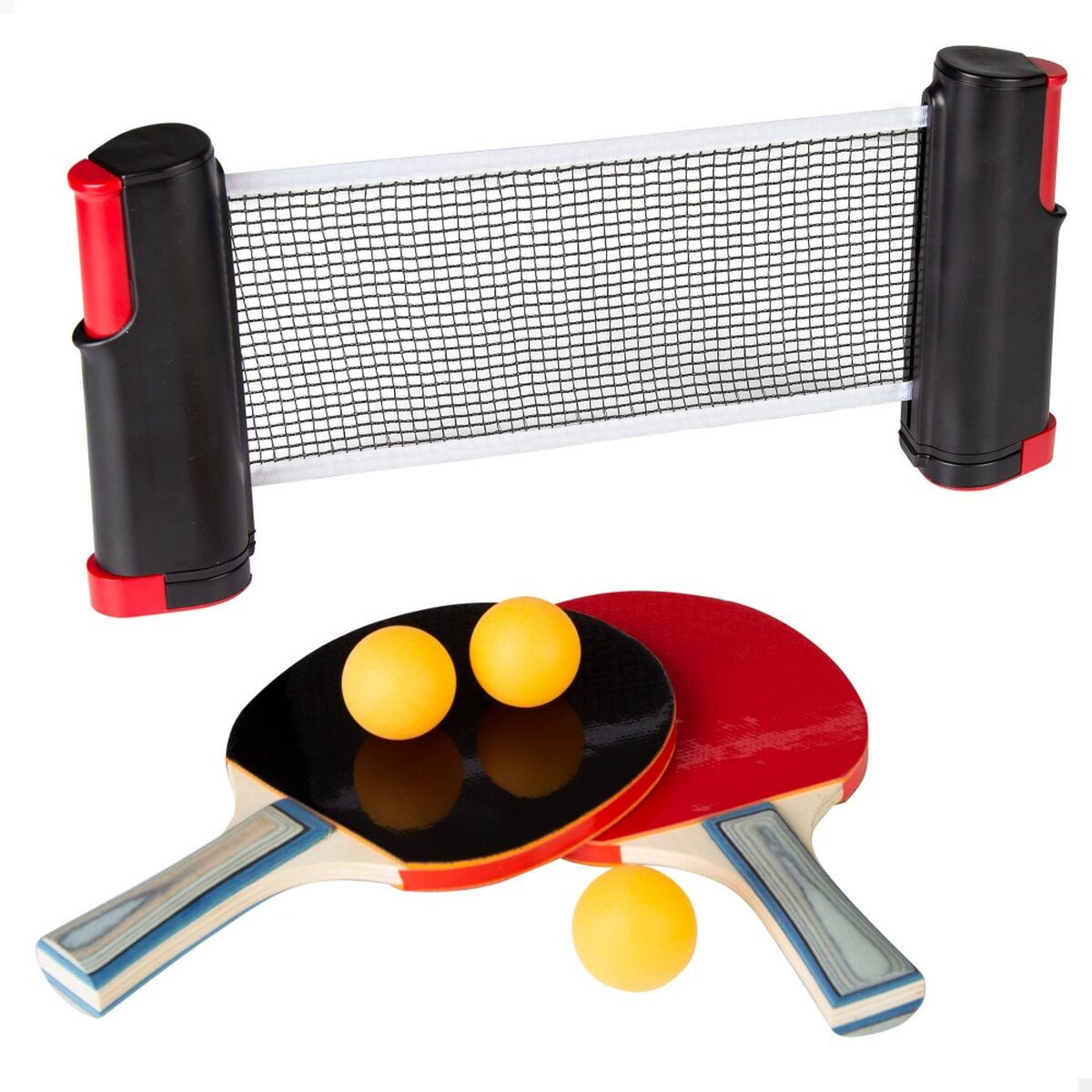 Sæt Ping Pong med Net Aktive 165 x 19,5 x 5,5 cm (4 enheder)