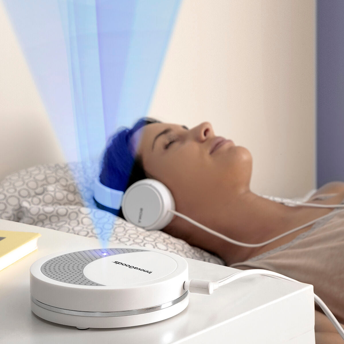 Afslapningsmaskine med lys og lyd til at sove Calmind InnovaGoods